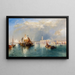Venedig - Thomas Moran — indrammet kunstværk på væggen