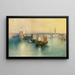 Venise set fra San Giorgio-tårnet - Thomas Moran — indrammet kunstværk på væggen