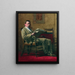 Portrait af en gentleman fra Philadelphia - Thomas Pollock Anshutz — indrammet kunstværk på væggen