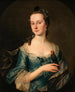 Portrait af en dame, som siges at være hustruen til Sir Robert Travers - Thomas Pope — visning af kunstværket