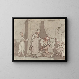 Thomas Rowlandson - The Foot Bath.webp