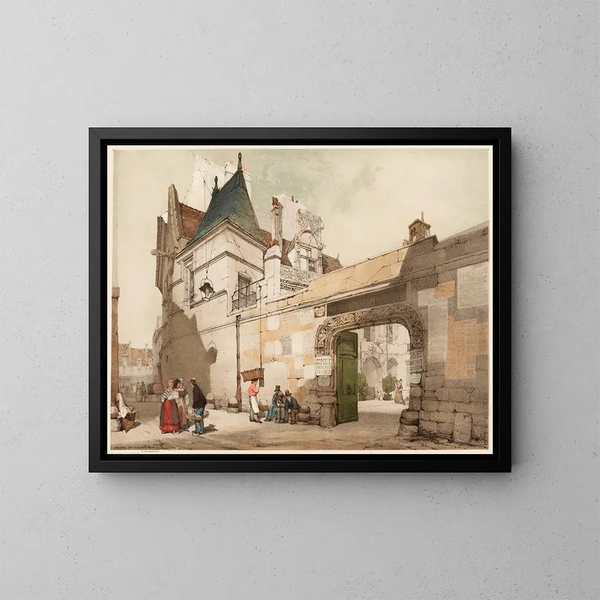 Hôtel de Cluny, Paris - Thomas Shotter Boys — indrammet kunstværk på væggen