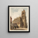 Saint-Séverin Paris - Thomas Shotter Boys — indrammet kunstværk på væggen