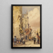 La Cathédrale Bruges - Thomas Shotter Boys — indrammet kunstværk på væggen