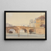 Le Pont Neuf - Thomas Shotter Boys — indrammet kunstværk på væggen