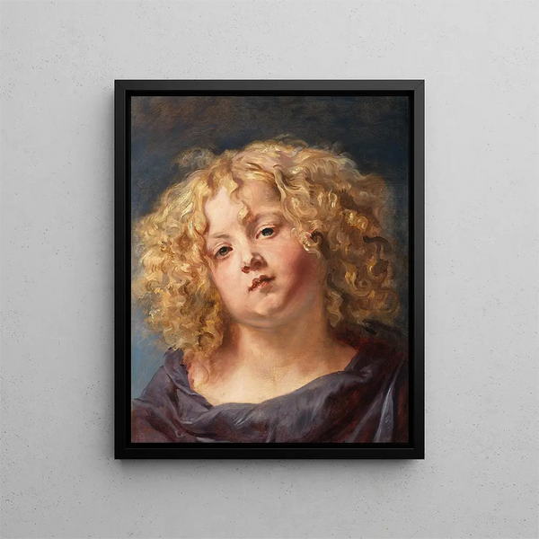 Thomas Willeboirts Bosschaert - Study of a Boys Head.webp