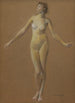 Studie af nøgenhed - Thomas Wilmer Dewing — visning af kunstværket