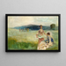 Forår - Thomas Wilmer Dewing — indrammet kunstværk på væggen