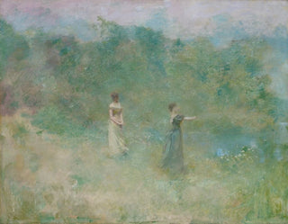 Sommer-maleri - Thomas Wilmer Dewing — visning af kunstværket