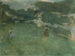 Le merle d'hermite - Thomas Wilmer Dewing — visning af kunstværket
