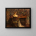 Le clavecin - Thomas Wilmer Dewing — indrammet kunstværk på væggen