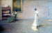 La robe blanche - Thomas Wilmer Dewing — visning af kunstværket