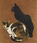 to katte - Théophile Alexandre Steinlen — visning af kunstværket
