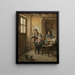 Le repas des enfants - Théophile Duverger — indrammet kunstværk på væggen