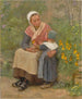 April i Bretagne - Théophile Louis Deyrolle — visning af kunstværket