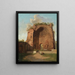 Le Temple de Vénus et Rome Le Forum romain Rome - Thorald Læsøe — indrammet kunstværk på væggen