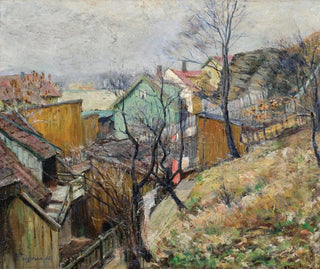Thorvald Hagbart Torgersen - A View of a Village.webp