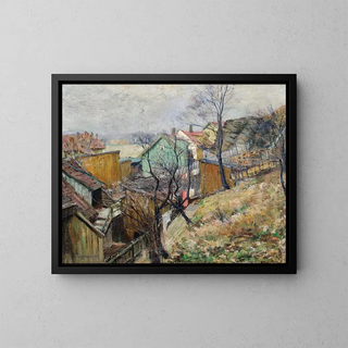 Thorvald Hagbart Torgersen - A View of a Village.webp