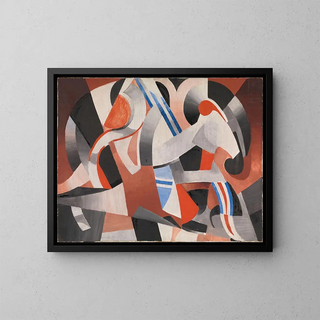 Composition - Thorvald Hellesen — indrammet kunstværk på væggen