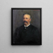 Louis Marie de Laat de Kanter-maleri - Thérèse Schwartze — indrammet kunstværk på væggen