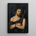 Christ en Ecce Homo - Tiberius Dominikus Wocher — indrammet kunstværk på væggen