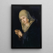 La Vierge en adoration - Tiberius Dominikus Wocher — indrammet kunstværk på væggen