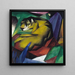 Reproduktion af maleriet Tigre - Franz Marc