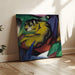 Reproduktion af maleriet Tigre - Franz Marc