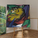 Reproduktion af maleriet Tigre - Franz Marc