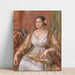 Reproduktion af maleriet Tilla Durieux (Ottilie Godeffroy, 1880-1971) - Pierre-Auguste Renoir