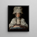 Portrait af Anne Howard Vyse - Tilly Kettle — indrammet kunstværk på væggen