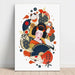 Reproduktion af maleriet Asiatisk kunstplakat - Legender fra Orienten