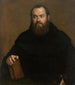 En munk med en bog - Titian — visning af kunstværket