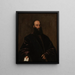 Portrait af Giacomo af Andrea Dolfin - Titien — indrammet kunstværk på væggen