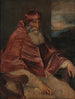Portrait af paven Paul III med Camauro - Titien — visning af kunstværket