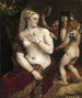 Venus ved spejlet - Titian — visning af kunstværket