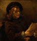 Titus van Rijn, kunstnerens søn, der læser - Rembrandt van Rijn — visning af kunstværket