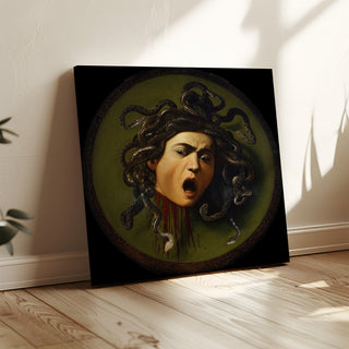 Den genopvækkede Medusa - Caravaggio