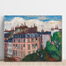 Reproduktion af maleriet Toits, Paris - Henry Lyman Sayën