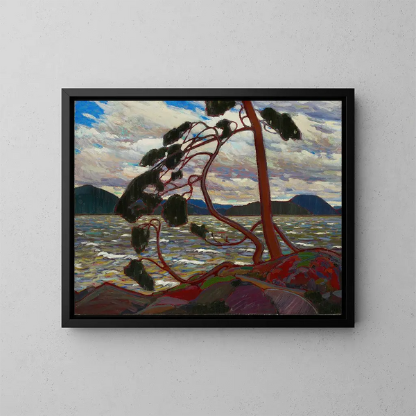 Le Vent d'Ouest - Tom Thomson — indrammet kunstværk på væggen