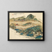 Mont des Immortels de Penglai - Tomioka Tessai — indrammet kunstværk på væggen