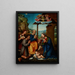 Adoration des bergers - Tommaso Fiorentino — indrammet kunstværk på væggen