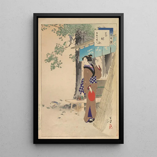 Toshikata Mizuno - Noblewomen of the Tokugawa Period Thirtysix Beauties Sanjuroko kasensoro Pl11.webp