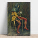 Reproduktion af maleriet Touchstone-maleri, The Jester - John William Waterhouse