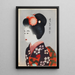 Maiko, lærling geisha - Toyonari Yamamura — indrammet kunstværk på væggen