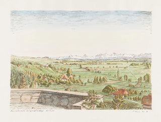 Traugott Senn - Gampelen Aussicht von der ScheurerGedenksteinanlage.webp