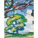 Reproduktion af maleriet Træer, Douglas Hall - Samuel John Peploe
