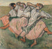 Tre russiske dansere - Edgar Degas — visning af kunstværket