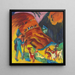 Troupeau de Chèvres Rentrant - Ernst Ludwig Kirchner — indrammet kunstværk på væggen