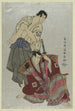 Sandaime Ichikawa Yaoz no Fuwa Banzaemon til Sandaime Sakata Hangor no Kosodate no Kannonb - Tōshūsai Sharaku — visning af kunstværket